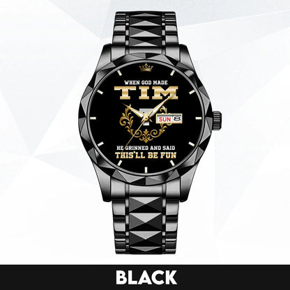 God Made Your Name Royal Watch TIM M1-W14