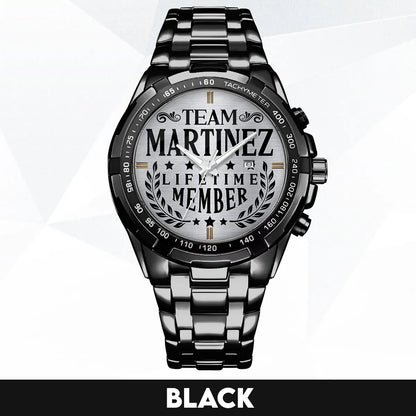 MARTINEZ 13K1-437 Alloy-Quatz-Men Watch, Personalized Premium Gift for Anniversary