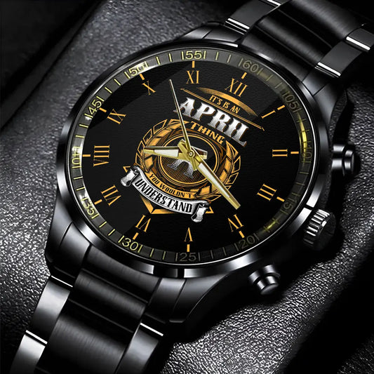 APRIL F01-86 Personalized Watch, Premium Gift for Anniversary