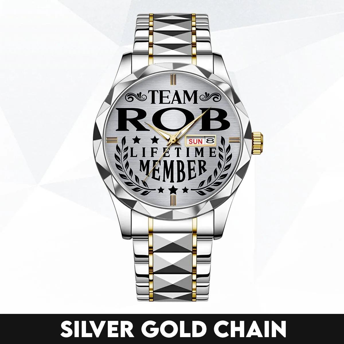ROB 13K1-437 Luxury Alloy-Men Watch, Personalized Premium Gift for Anniversary