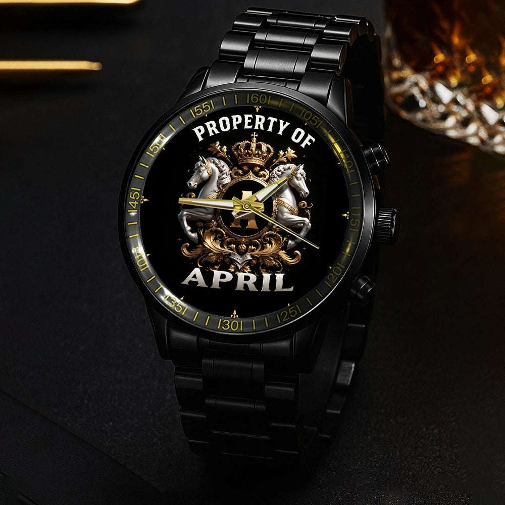 Property Of Your Name Horses Watch APRIL M1-W17