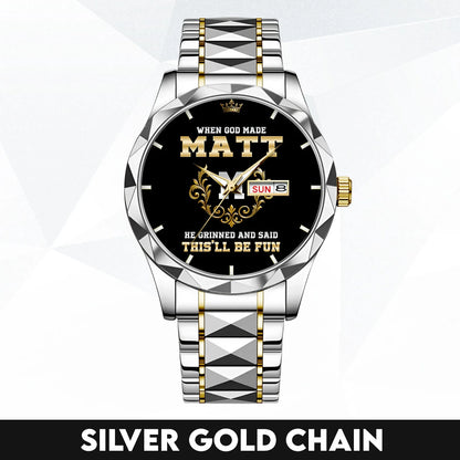 God Made Your Name Royal Watch MATT M1-W14