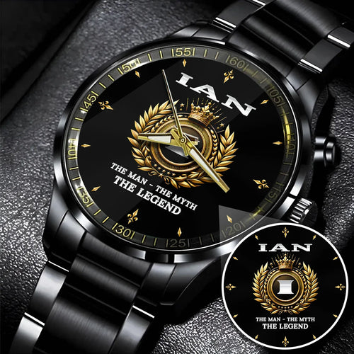 The Man The Myth The Legend Olive Crown Watch IAN M1-W5