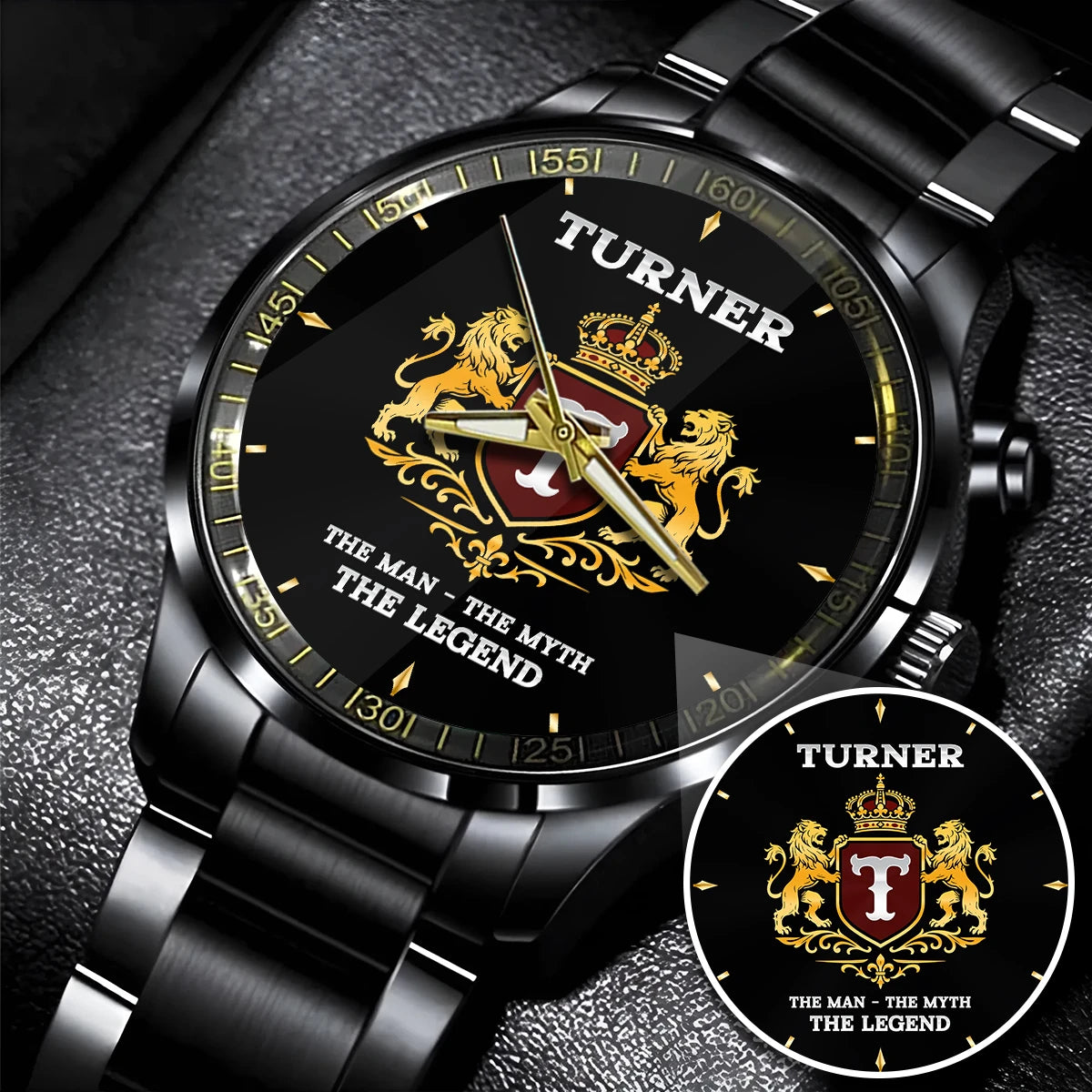 The Man The Myth Legend Royal Luxury Watch TURNER M1-W21