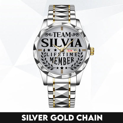 SILVIA 13K1-437 Luxury Alloy-Men Watch, Personalized Premium Gift for Anniversary
