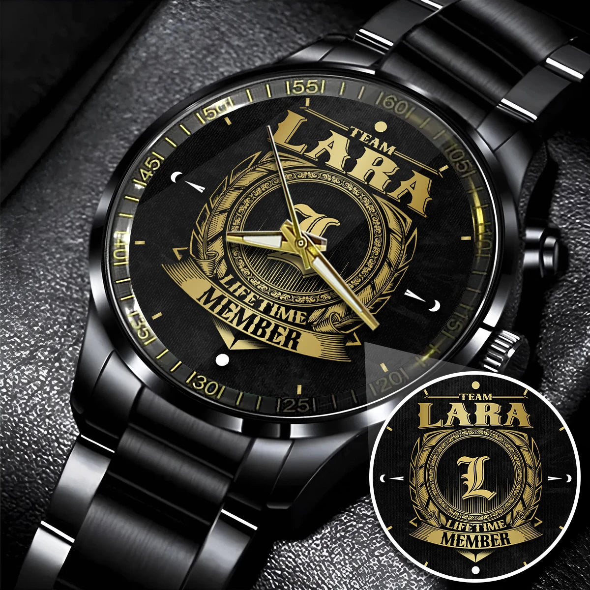LARA 13K1-444 Personalized Watch, Premium Gift for Anniversary