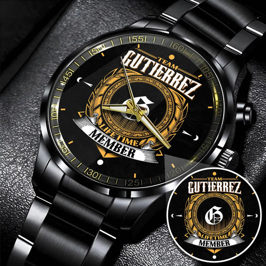 GUTIERREZ 13K1-445 Personalized Watch, Premium Gift for Anniversary