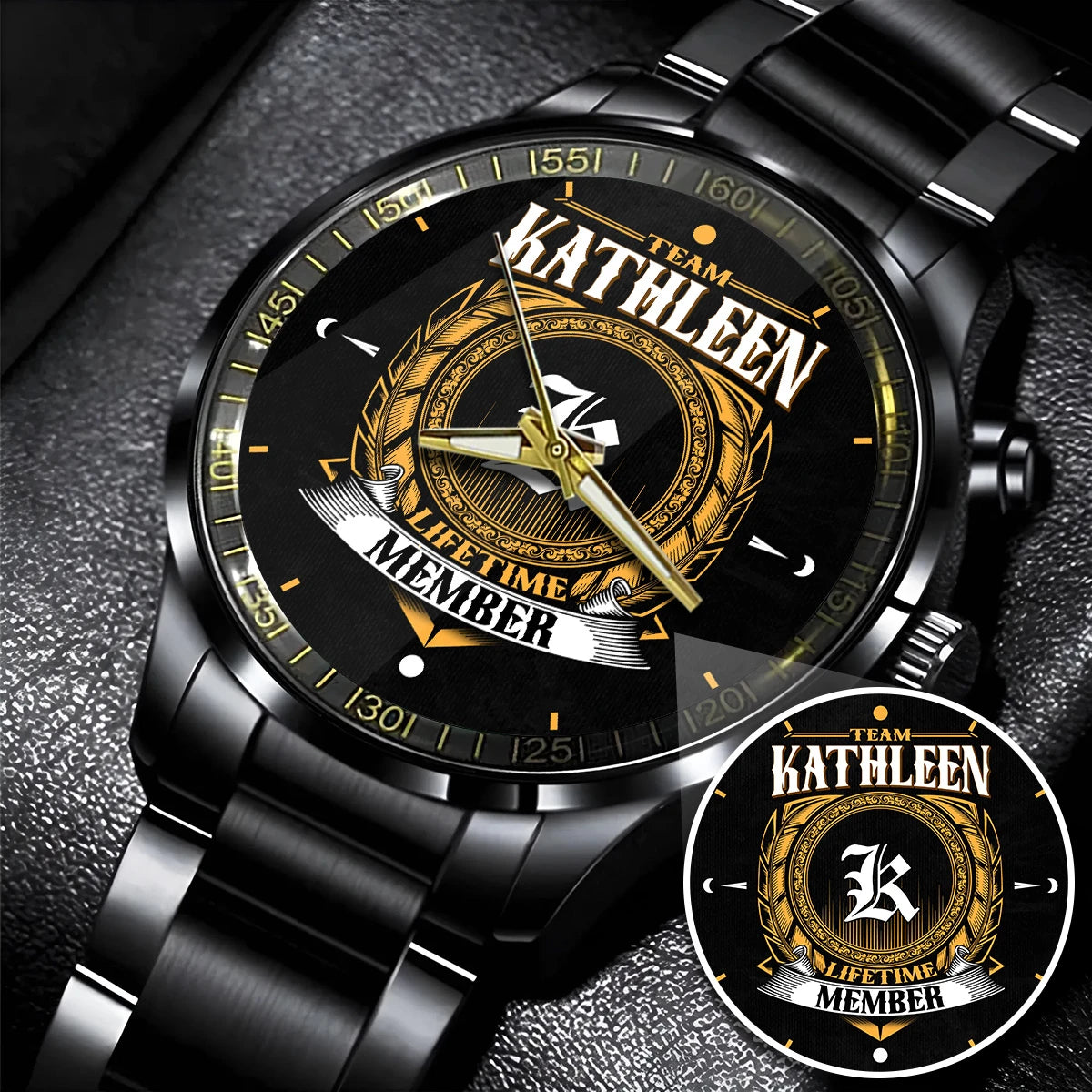 KATHLEEN 13K1-445 Personalized Watch, Premium Gift for Anniversary