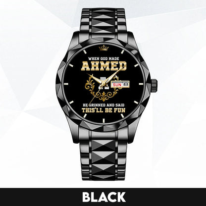 God Made Your Name Royal Watch AHMED M1-W14