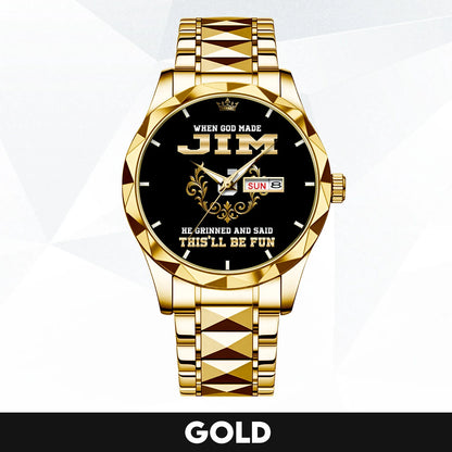 God Made Your Name Royal Watch JIM M1-W14