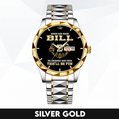 God Made Your Name Royal Watch BILL M1-W14