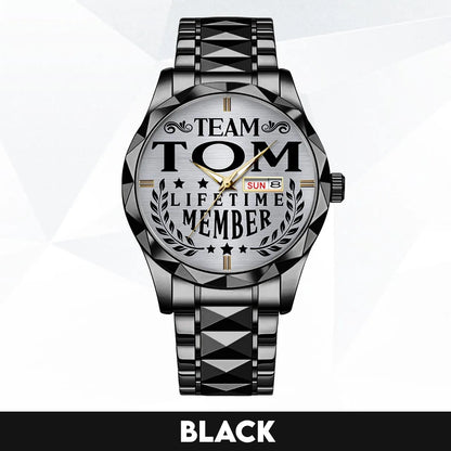 TOM 13K1-437 Luxury Alloy-Men Watch, Personalized Premium Gift for Anniversary