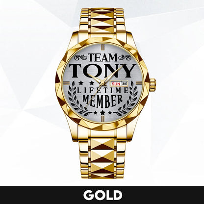 TONY 13K1-437 Luxury Alloy-Men Watch, Personalized Premium Gift for Anniversary