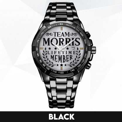 MORRIS 13K1-437 Alloy-Quatz-Men Watch, Personalized Premium Gift for Anniversary