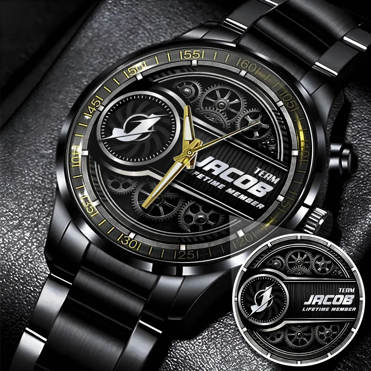 JACOB 13K1-441 Personalized Watch, Premium Gift for Anniversary