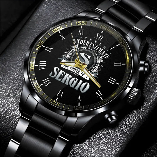 SERGIO 13K1-85 Personalized Watch, Premium Gift for Anniversary