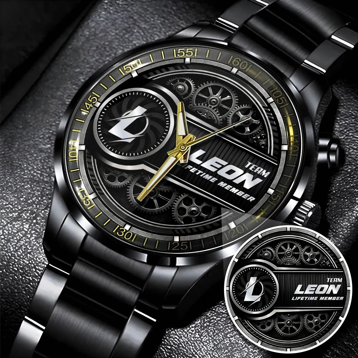 LEON 13K1-441 Personalized Watch, Premium Gift for Anniversary