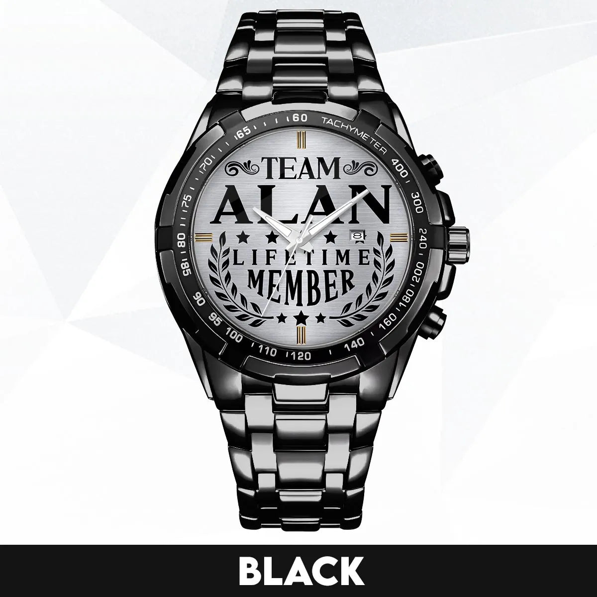 ALAN 13K1-437 Alloy-Quatz-Men Watch, Personalized Premium Gift for Anniversary