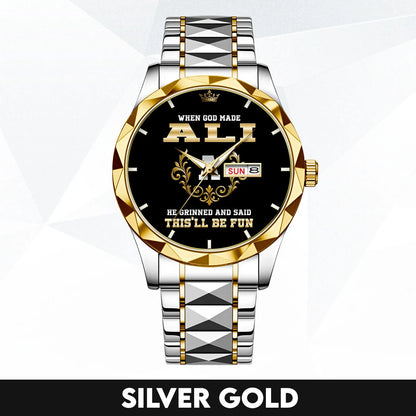 God Made Your Name Royal Watch ALI M1-W14