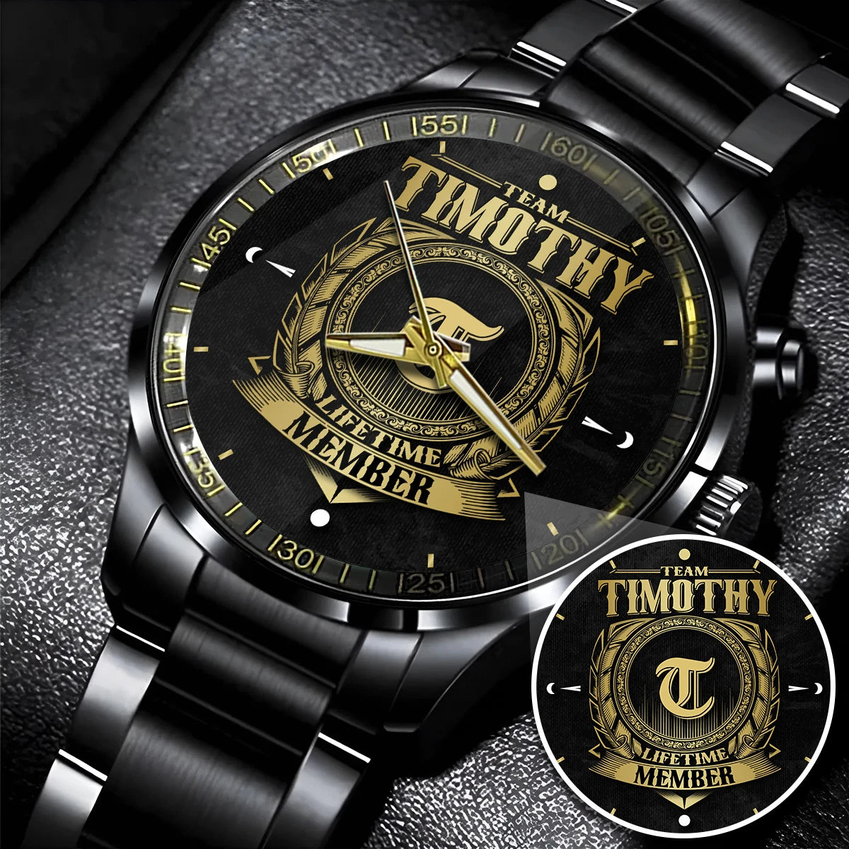 TIMOTHY 13K1-444 Personalized Watch, Premium Gift for Anniversary