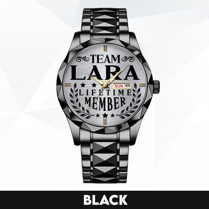 LARA 13K1-437 Luxury Alloy-Men Watch, Personalized Premium Gift for Anniversary