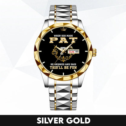 God Made Your Name Royal Watch PAT M1-W14