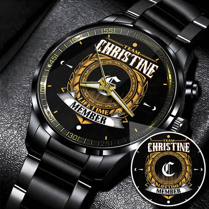 CHRISTINE 13K1-445 Personalized Watch, Premium Gift for Anniversary