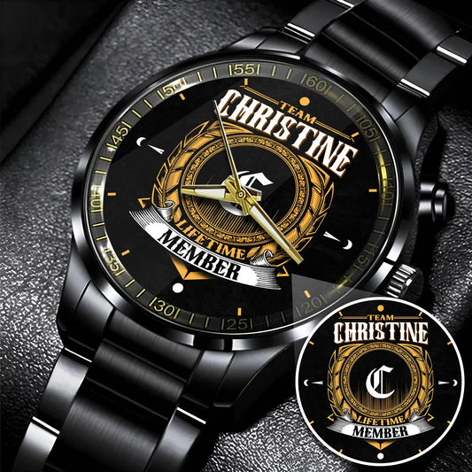 CHRISTINE 13K1-445 Personalized Watch, Premium Gift for Anniversary