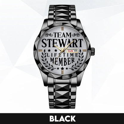 STEWART 13K1-437 Luxury Alloy-Men Watch, Personalized Premium Gift for Anniversary