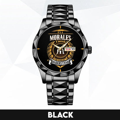 MORALES 13K1-434 Luxury Alloy-Men Watch, Personalized Premium Gift for Anniversary