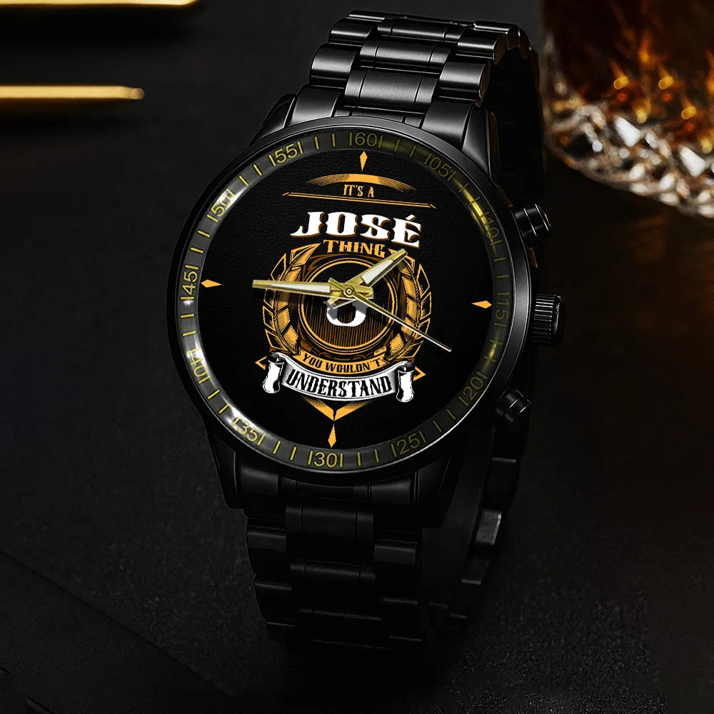 JOSÉ 13K3-434 Personalized Watch, Premium Gift for Anniversary