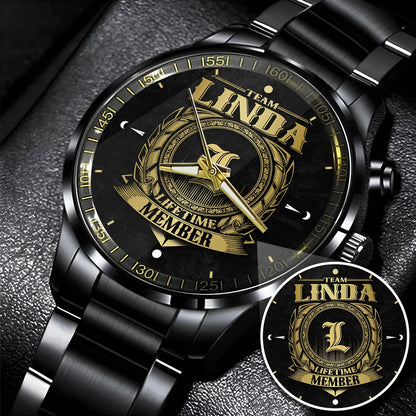 LINDA 13K1-444 Personalized Watch, Premium Gift for Anniversary