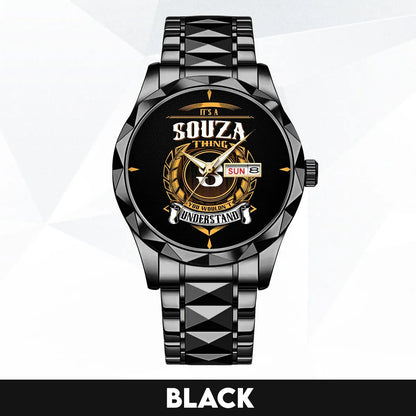 SOUZA 13K1-434 Luxury Alloy-Men Watch, Personalized Premium Gift for Anniversary