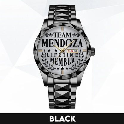 MENDOZA 13K1-437 Luxury Alloy-Men Watch, Personalized Premium Gift for Anniversary