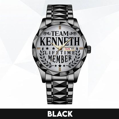 KENNETH 13K1-437 Luxury Alloy-Men Watch, Personalized Premium Gift for Anniversary