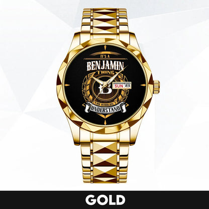 BENJAMIN 13K1-434 Luxury Alloy-Men Watch, Personalized Premium Gift for Anniversary