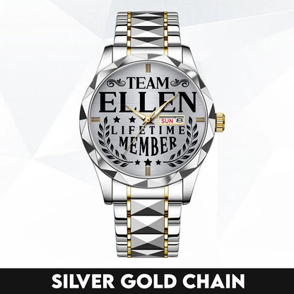 ELLEN 13K1-437 Luxury Alloy-Men Watch, Personalized Premium Gift for Anniversary