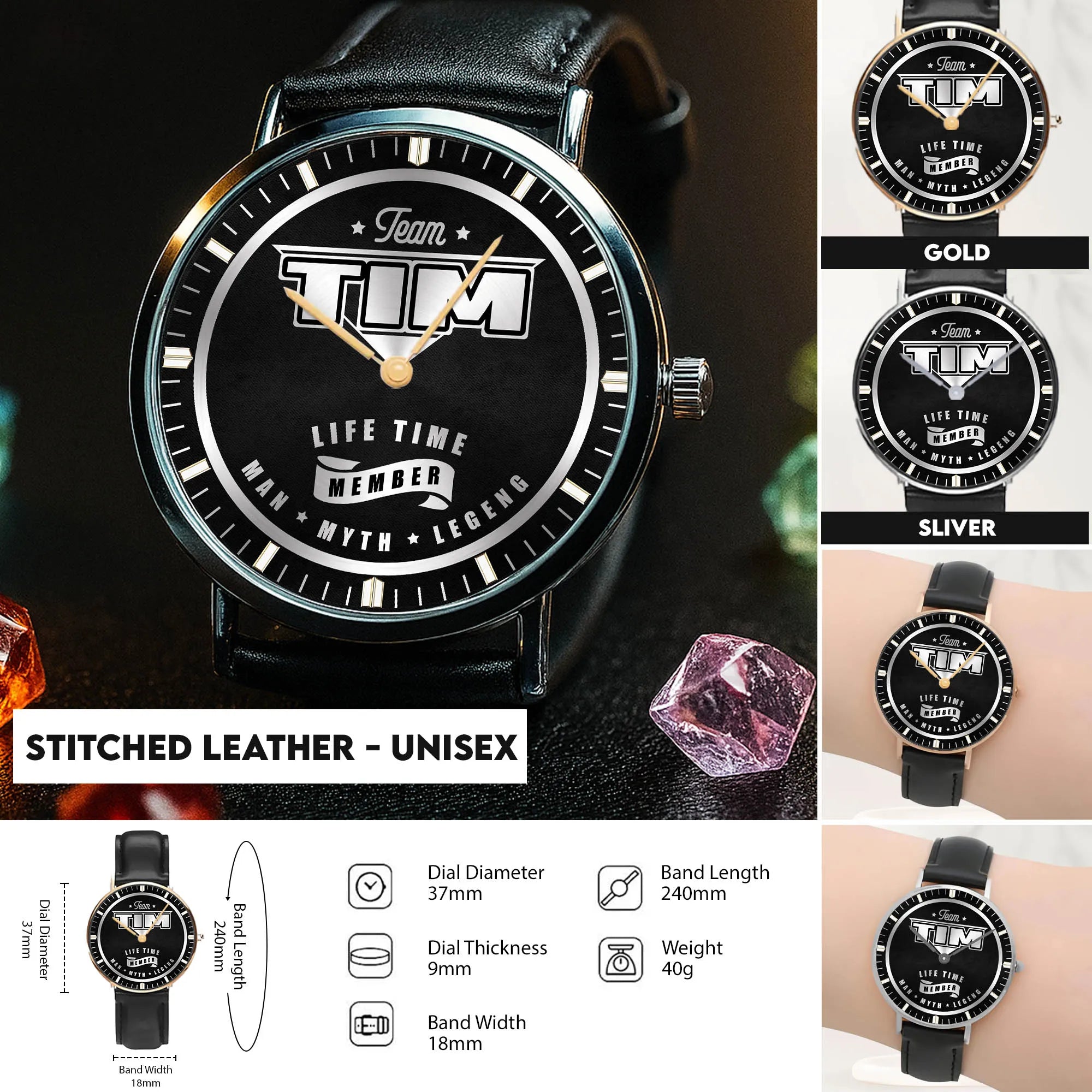 Stitched Leather - Unisex