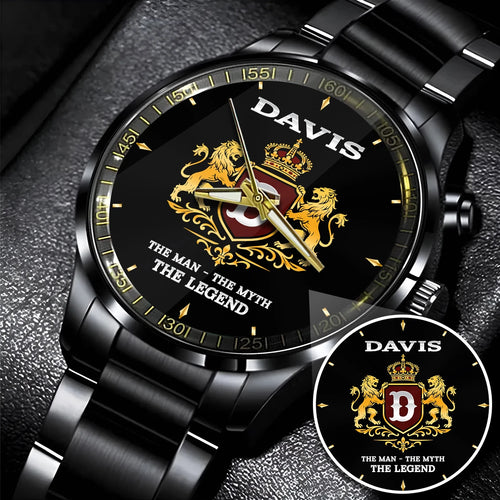 The Man The Myth Legend Royal Luxury Watch DAVIS M1-W21