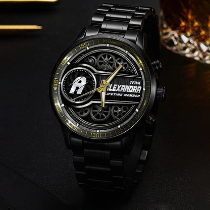 ALEXANDRA 13K1-441 Personalized Watch, Premium Gift for Anniversary