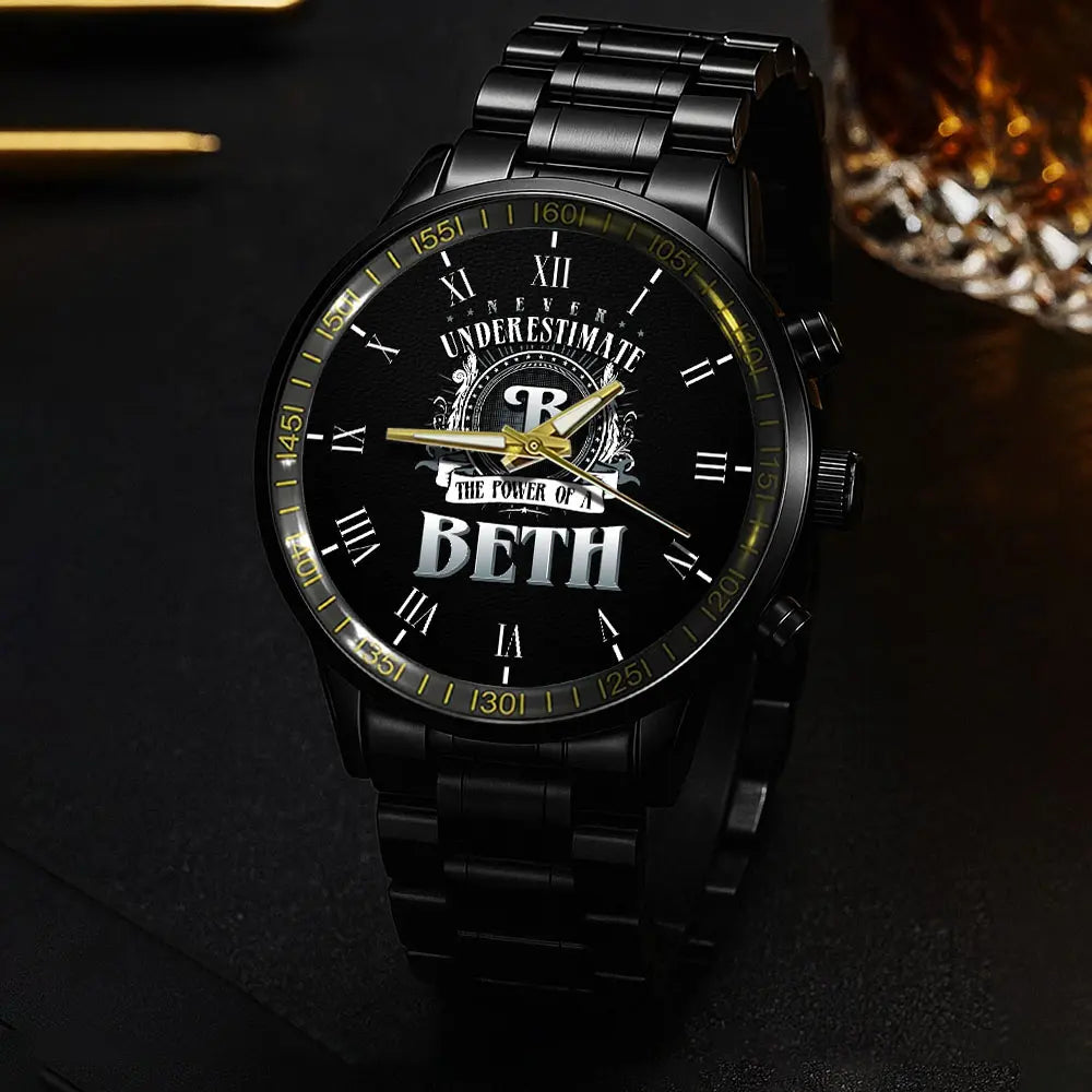 BETH 13K1-85 Personalized Watch, Premium Gift for Anniversary