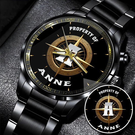 Property Of Your Name Compass Watch ANNE M1-W18