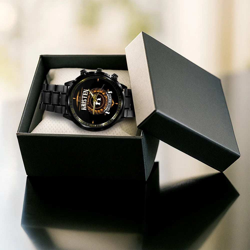 KRISTEN 13K2-86 Personalized Watch, Premium Gift for Anniversary