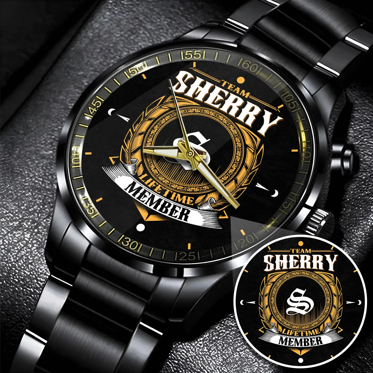 SHERRY 13K1-445 Personalized Watch, Premium Gift for Anniversary