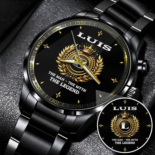 The Man The Myth The Legend Olive Crown Watch LUIS M1-W5