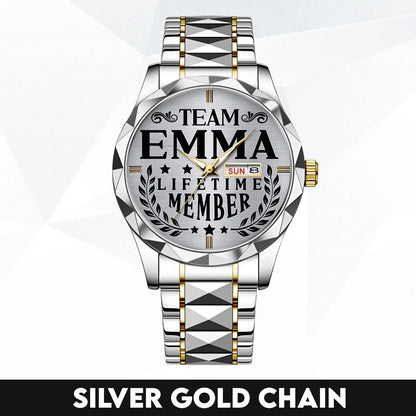 EMMA 13K1-437 Luxury Alloy-Men Watch, Personalized Premium Gift for Anniversary
