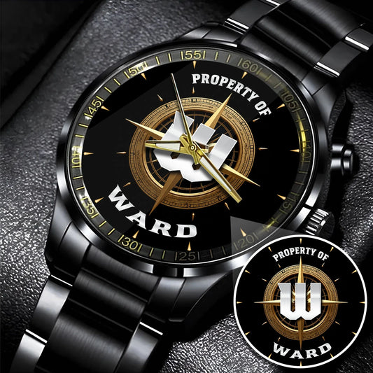 Property Of Your Name Compass Watch WARD M1-W18