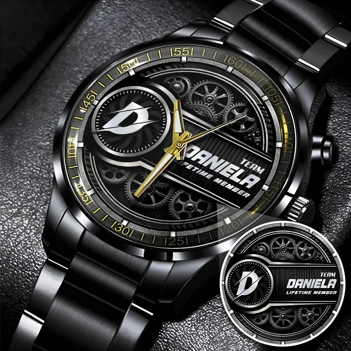 DANIELA 13K1-441 Personalized Watch, Premium Gift for Anniversary