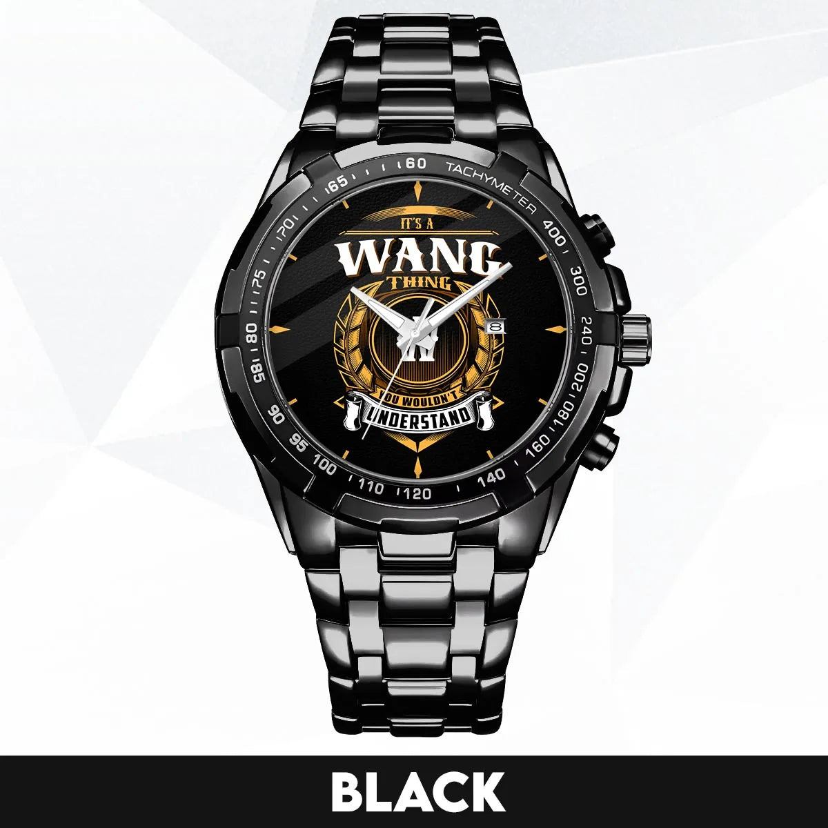 WANG 13K2-434 Alloy-Quatz-Men Watch, Personalized Premium Gift for Anniversary
