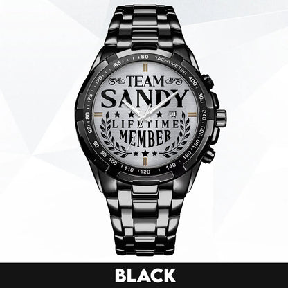 SANDY 13K1-437 Alloy-Quatz-Men Watch, Personalized Premium Gift for Anniversary
